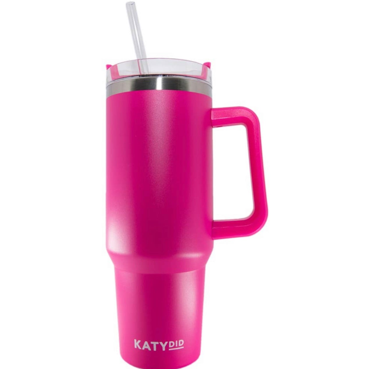  Water bottle, Barbie pink/Matte black Stanley cup style, 40oz  tumbler with handle and straw, coffee cup, leak proof, thermos, travel  cups, swig coffee cup, water bottle: Home & Kitchen